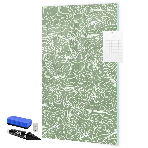 Dry erase board magnetic A colorful board for photos and notes