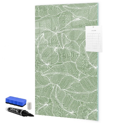 Dry erase board magnetic A colorful board for photos and notes