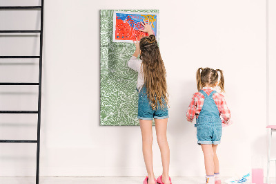 Dry erase board magnetic A colorful board for photos and notes