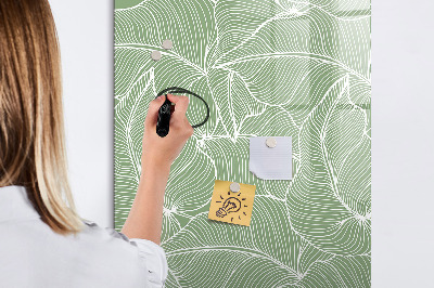 Dry erase board magnetic A colorful board for photos and notes