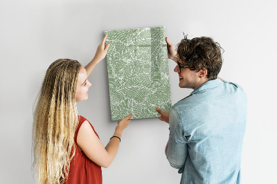 Dry erase board magnetic A colorful board for photos and notes