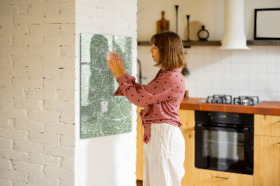 Dry erase board magnetic A colorful board for photos and notes