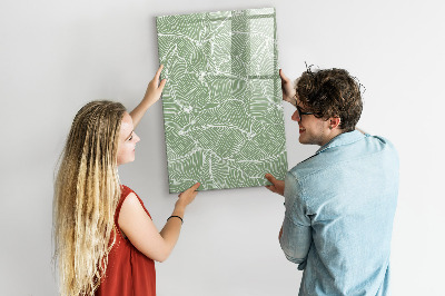 Dry erase board magnetic A colorful board for photos and notes