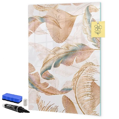 Magnetic dry erase board A colorful board for photos and notes