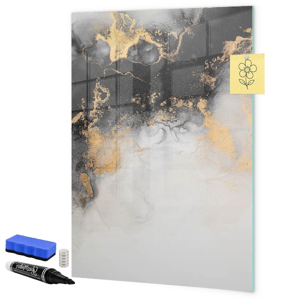 Dry erase board magnetic Modern board for notes and photos