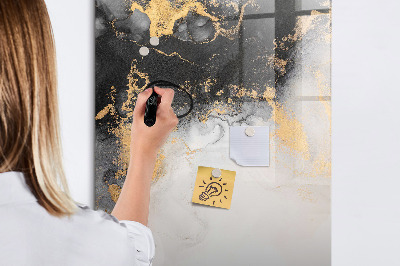 Dry erase board magnetic Modern board for notes and photos