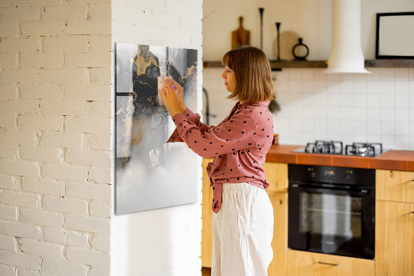 Dry erase board magnetic Modern board for notes and photos