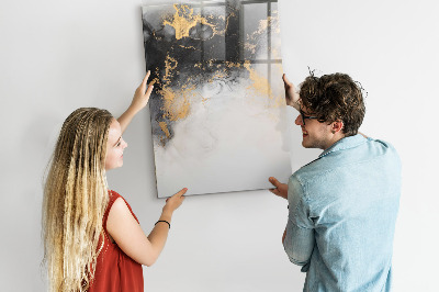 Dry erase board magnetic Modern board for notes and photos
