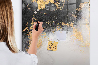 Dry erase board magnetic Modern board for notes and photos