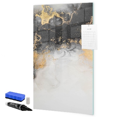 Dry erase board magnetic Modern board for notes and photos