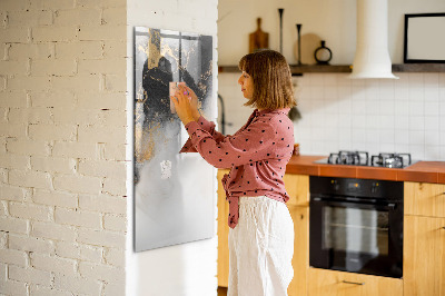 Dry erase board magnetic Modern board for notes and photos