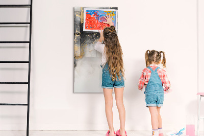 Dry erase board magnetic Modern board for notes and photos