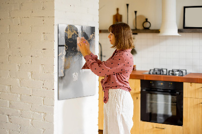 Dry erase board magnetic Modern board for notes and photos