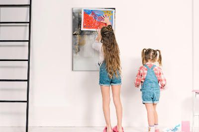 Dry erase board magnetic Modern board for notes and photos