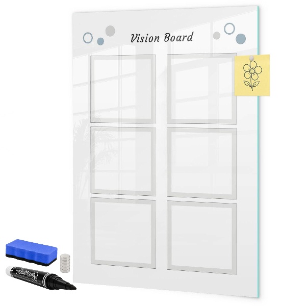 Magnetic dry erase board Vision board for creative ideas