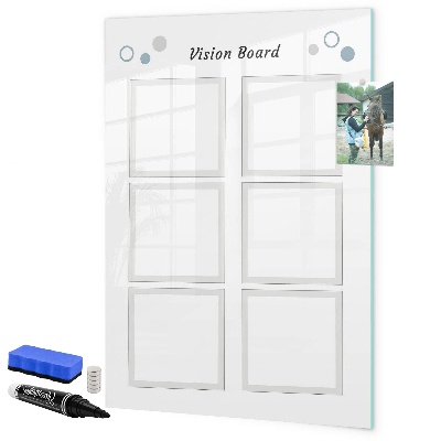 Magnetic dry erase board Vision board for creative ideas