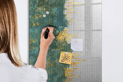 Dry erase board magnetic Modern board for photos and notes