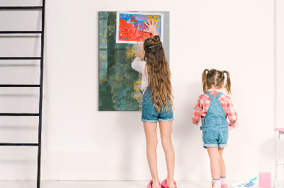Dry erase board magnetic Modern board for photos and notes