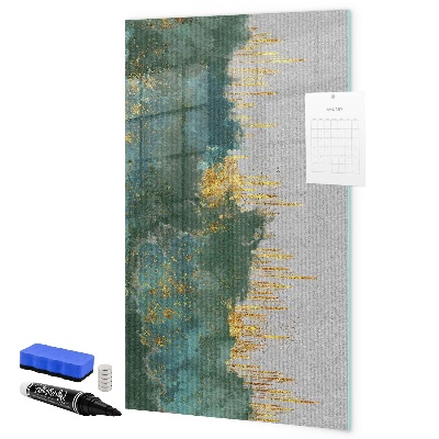 Dry erase board magnetic Modern board for photos and notes