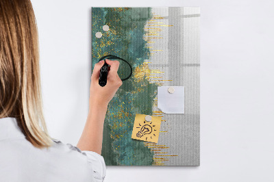 Dry erase board magnetic Modern board for photos and notes