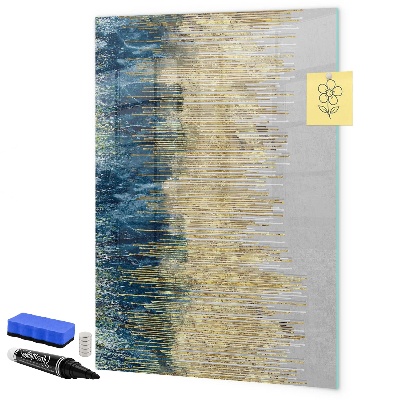 Magnetic dry erase board Modern board for photos and notes