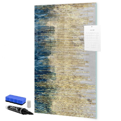 Magnetic dry erase board Modern board for photos and notes