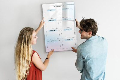 Magnetic dry erase board Vision Board for Personal Goals