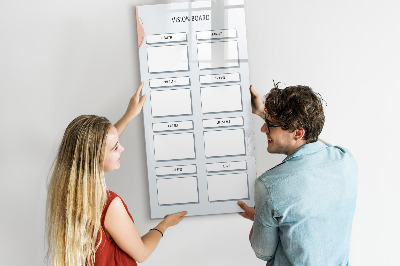 Dry erase board magnetic Vision Board for a Better Life