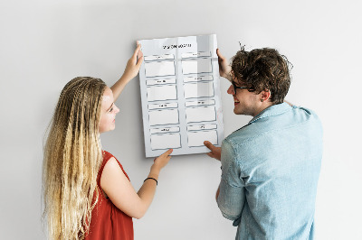 Dry erase board magnetic Vision Board for a Better Life