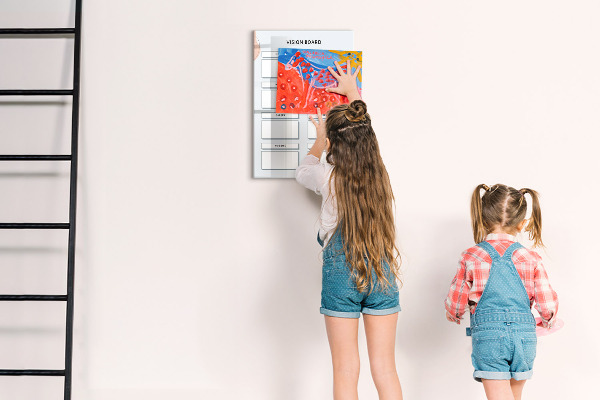 Dry erase board magnetic Vision Board for a Better Life