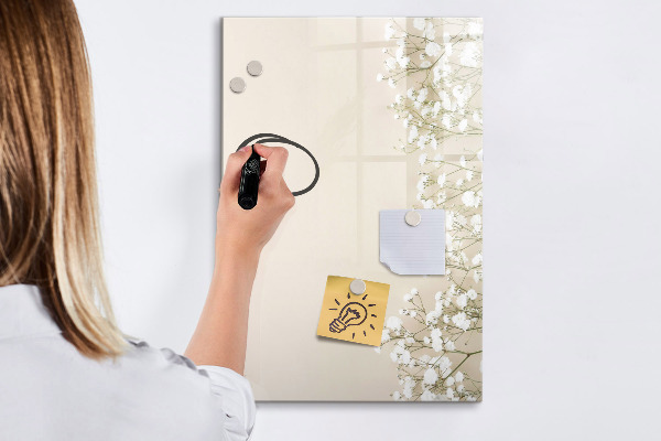 Magnetic dry erase board Creative board for memories and notes