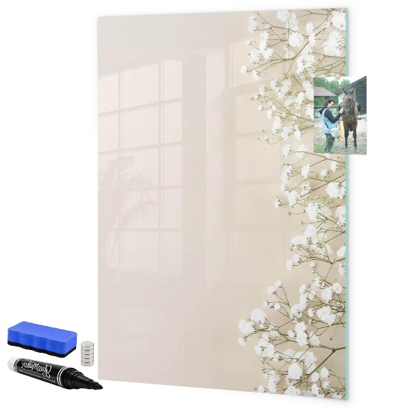 Magnetic dry erase board Creative board for memories and notes