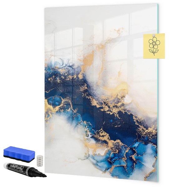 Dry erase board magnetic A stylish board for notes and photos