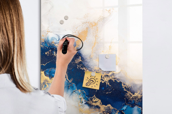 Dry erase board magnetic A stylish board for notes and photos