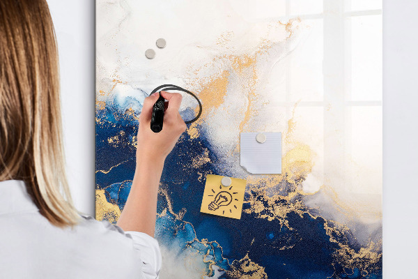 Dry erase board magnetic A stylish board for notes and photos