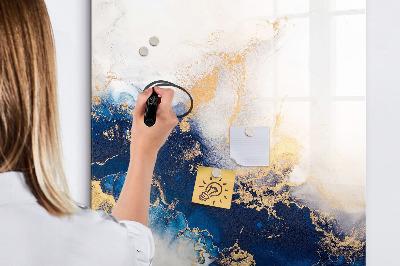Dry erase board magnetic A stylish board for notes and photos