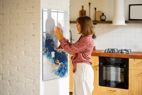 Dry erase board magnetic A stylish board for notes and photos