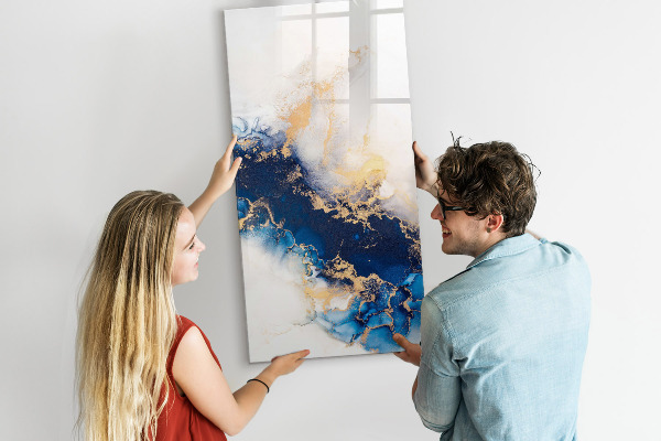 Dry erase board magnetic A stylish board for notes and photos