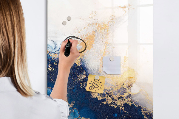 Dry erase board magnetic A stylish board for notes and photos