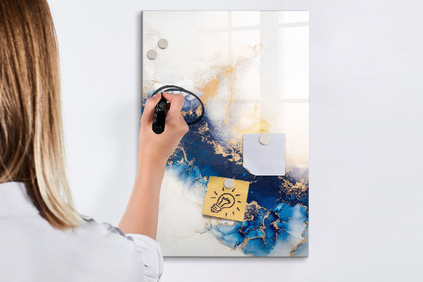 Dry erase board magnetic A stylish board for notes and photos