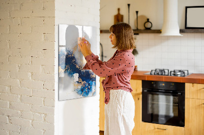 Dry erase board magnetic A stylish board for notes and photos