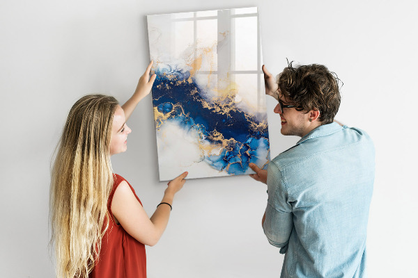 Dry erase board magnetic A stylish board for notes and photos