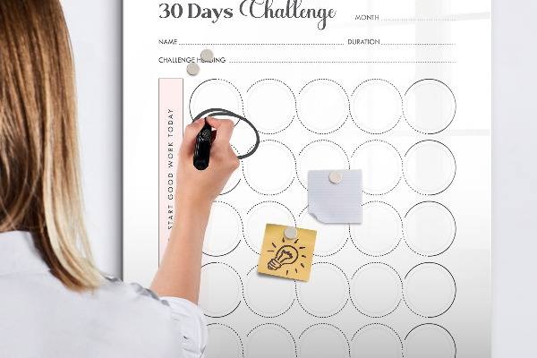 Magnetic dry erase board 30-Day Photography Challenge