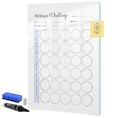 Dry erase board magnetic 30-Day Photography Challenge