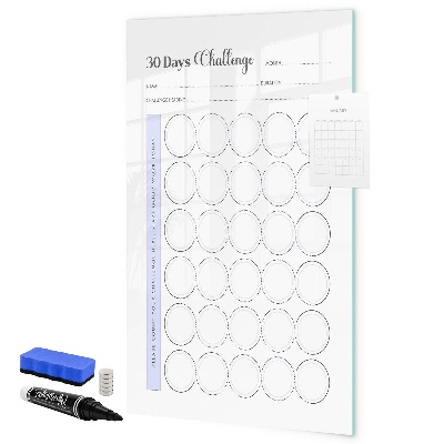 Dry erase board magnetic 30-Day Photography Challenge