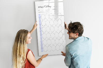 Dry erase board magnetic 30-Day Photography Challenge