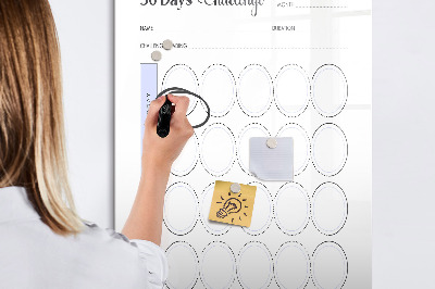 Dry erase board magnetic 30-Day Photography Challenge