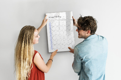 Dry erase board magnetic 30-Day Photography Challenge