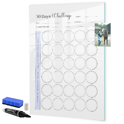 Dry erase board magnetic 30-Day Photography Challenge