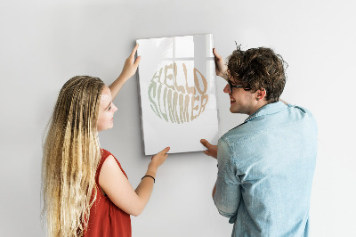Dry erase board magnetic A summer full of memories and joy
